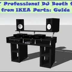 Jak zrobić stół DJ? Poradnik DIY: IKEA, ergonomia, kable