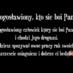 Nuty Psalm Błogosławiony kto się boi Pana: PDF, Akordy, Ślub