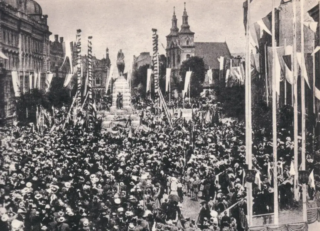 Obchody 500-lecia bitwy pod Grunwaldem w Krakowie 1910