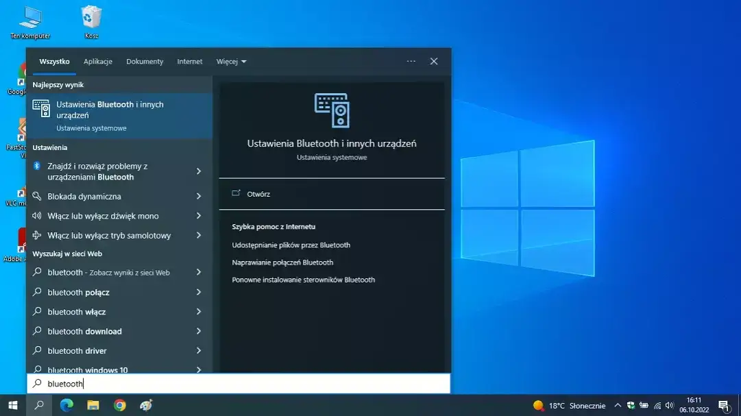 Jak podłączyć słuchawki Bluetooth do Windows 11 krok po kroku