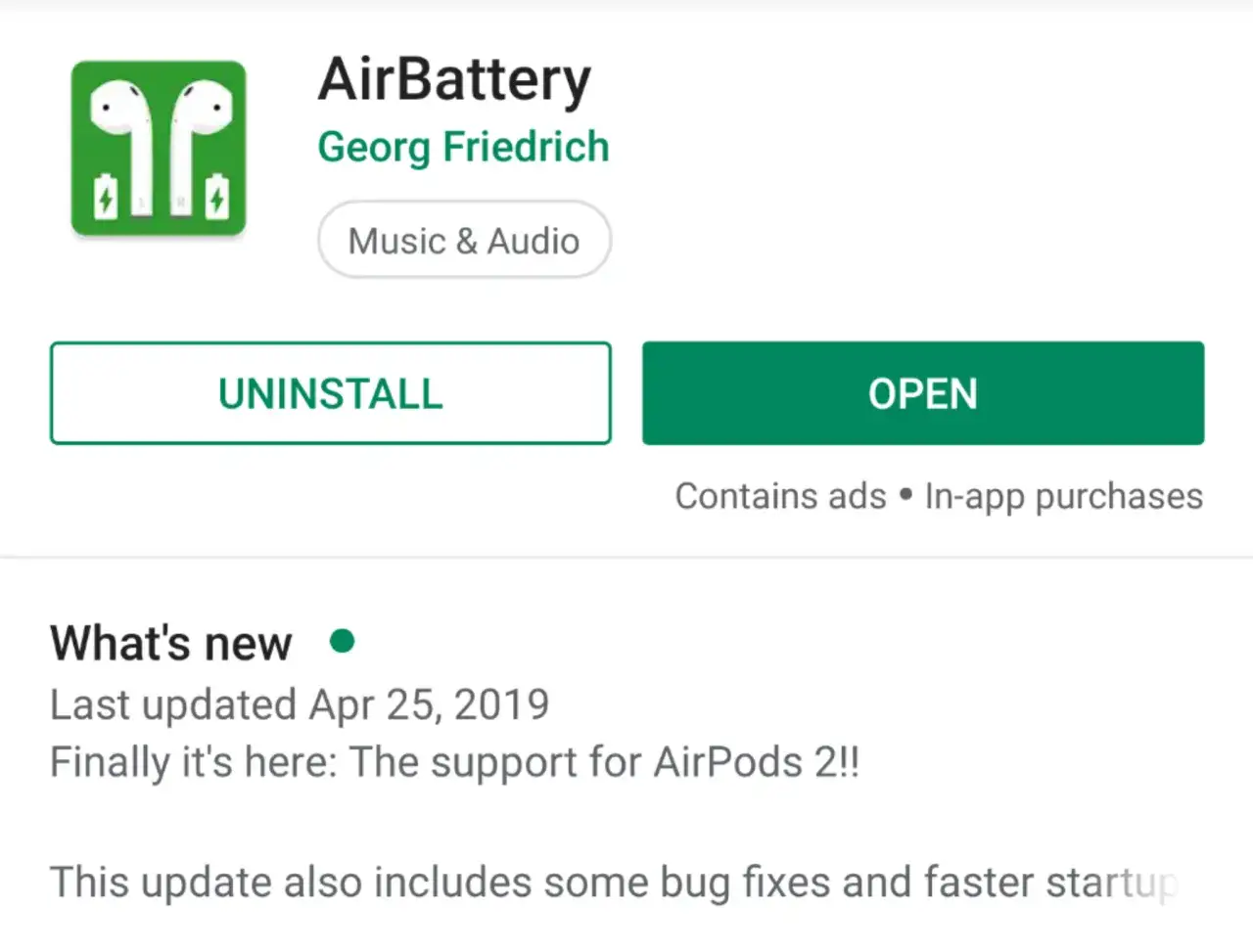 AirBattery app screenshot